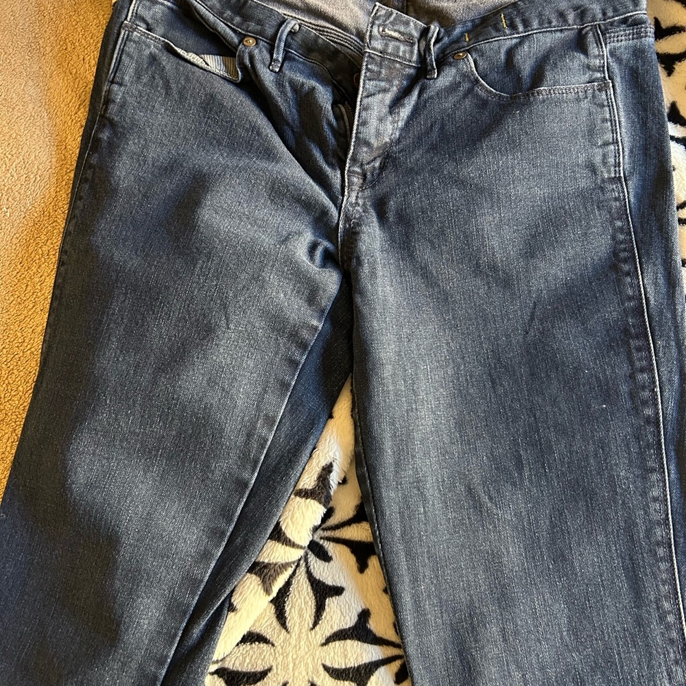 Madewell Women's Straight Leg Jeans - Dark Blue